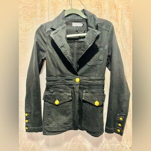 ALC denim blazer. Black. Size 2